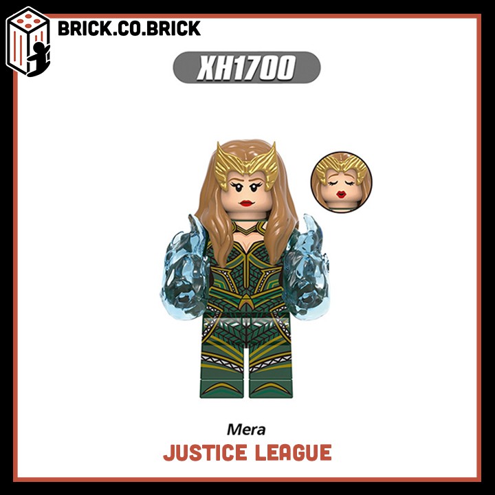 Liên Minh Công Lý Justice League BatMan Cyborg AquaMan Flash Mera Mô Hình DC Minifig Super Hero Siêu Anh Hùng X0312