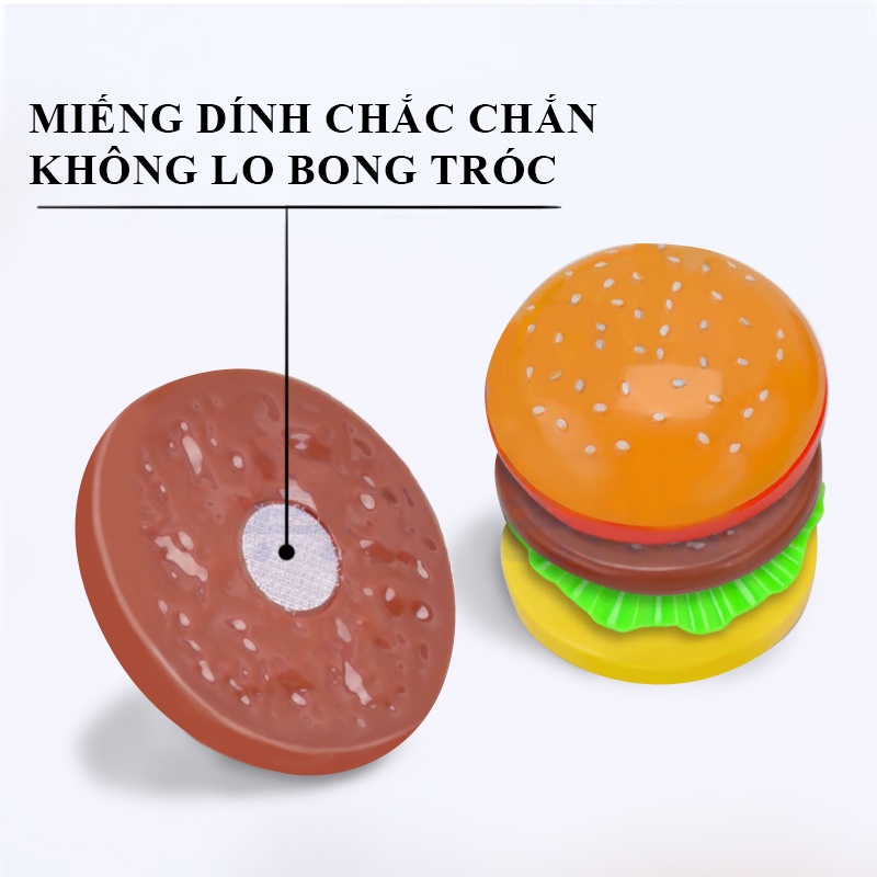 Đồ chơi rau củ quả trái cây cắt tách được có miếng dính đầy đủ chi tiết,đồ chơi nhà bếp thông minh mô hình cho bé
