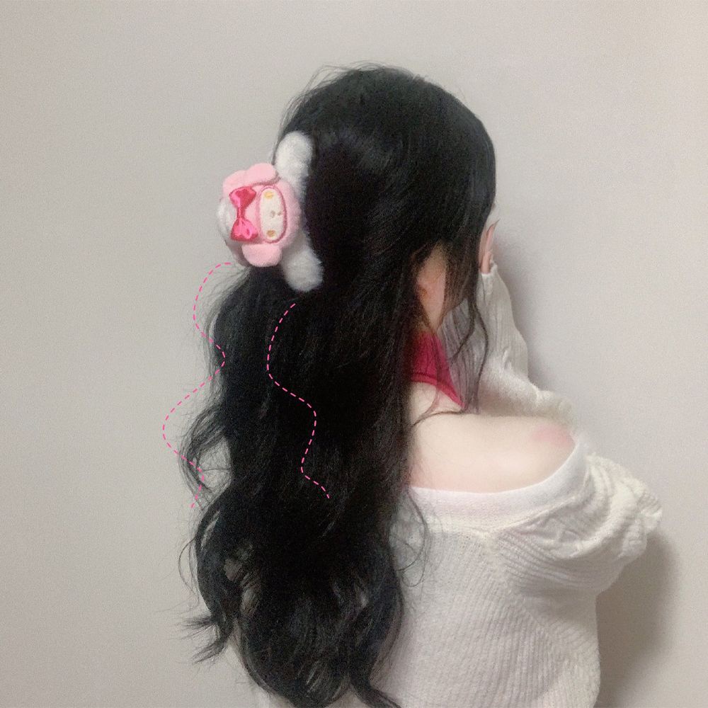 Giá đỡ kẹp tóc hình cà rốt/cua hoạt hình Melody phong cách Hàn Quốc cho nữ