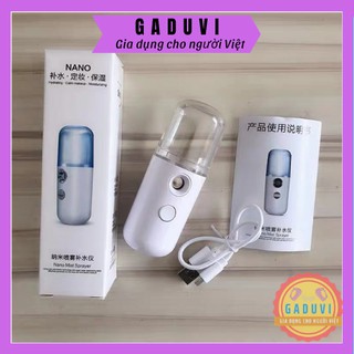 🌈Máy Phun Sương🌈Xông Hơi Mini Cho Da Mặt/Giữ Ẫm, Cấp Ẩm Da, Làm Mát Da Cấp Tốc