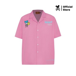 Áo Sơ Mi Ngắn Tay Cổ Bẻ Bad Habits Skull Shirt