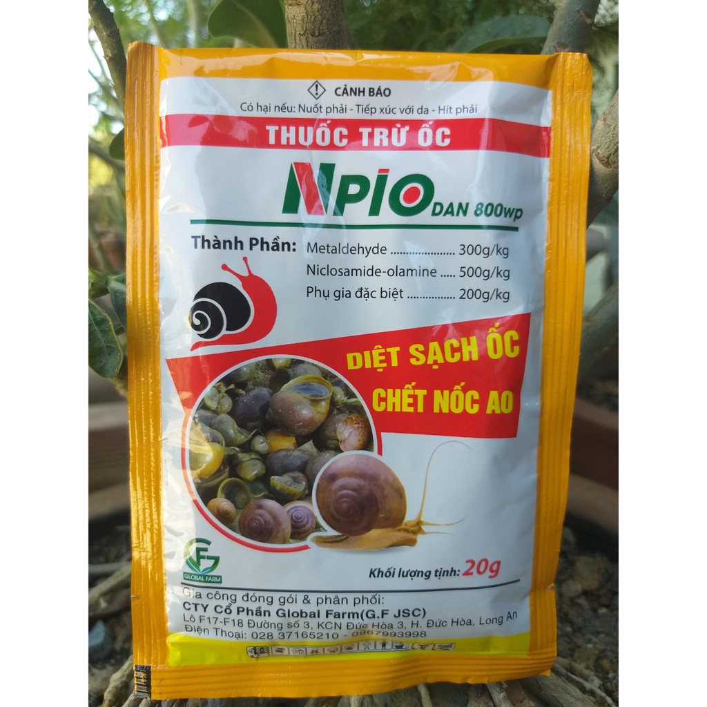 Thuốc Diệt Ốc - Thuốc Trừ Ốc NPIO DAN 800WP (20g)
