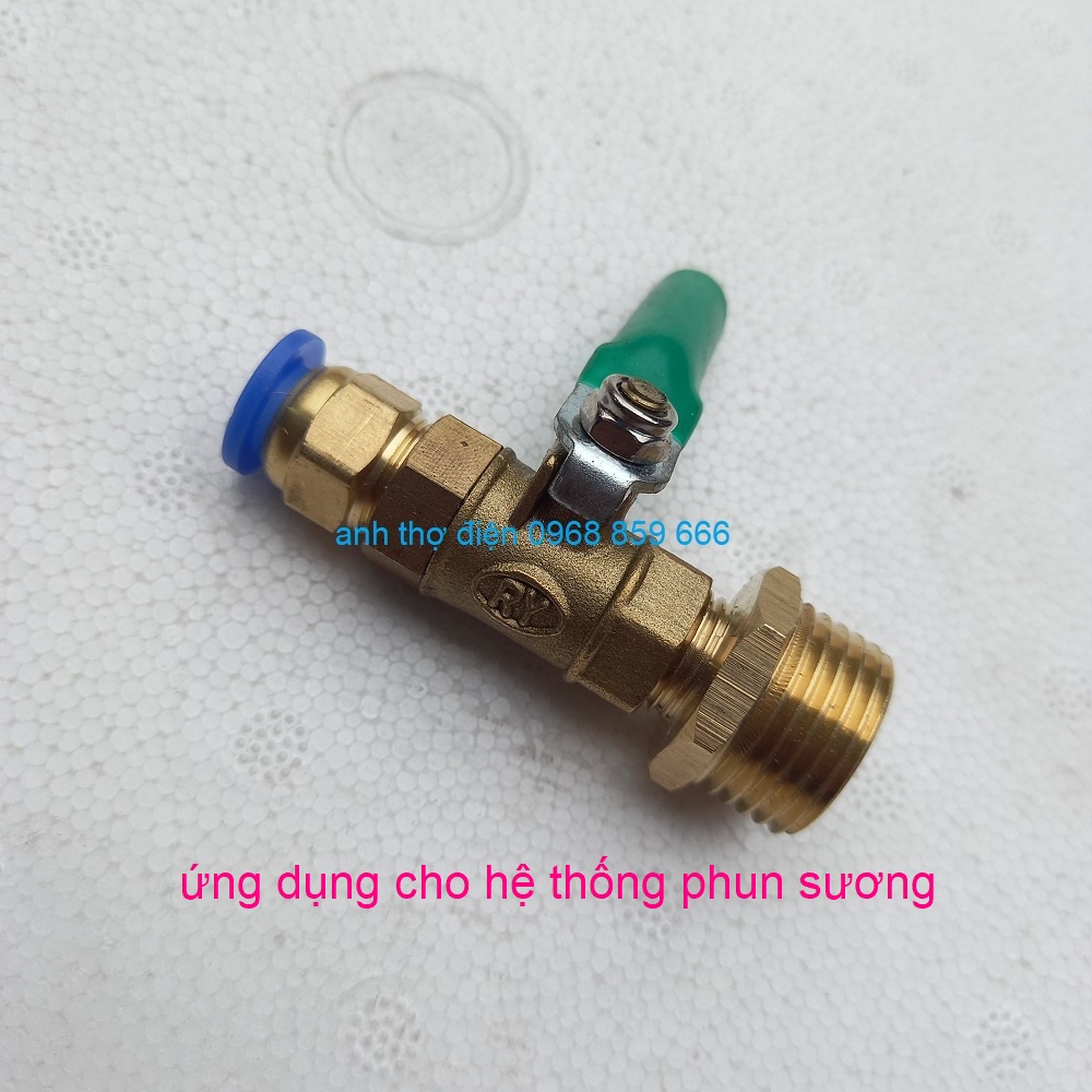[KHỚP NỐI REN] Kép thu hai đầu ren ngoài lệch dân dụng BSP hệ G - Bằng đồng (kép nối 21mm sang 13mm)