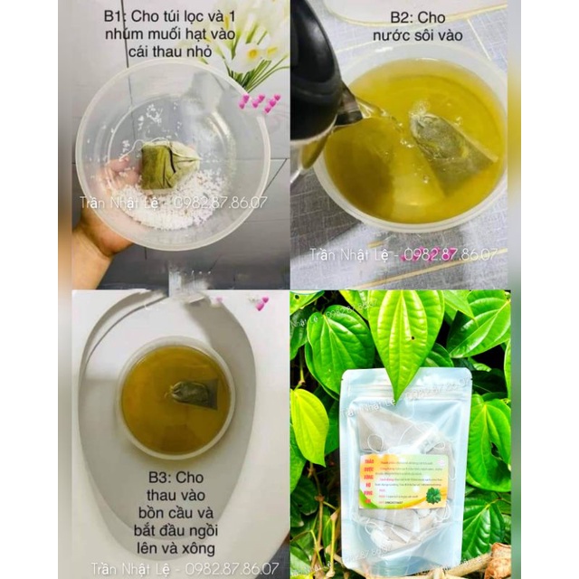 Thảo dược xông hơi vùng kín 40 lần xông an toàn tiện lợi
