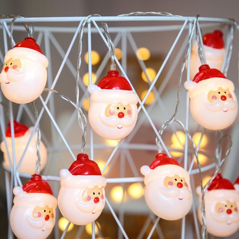 Đèn LED Giáng Sinh trang trí cây thông hình người tuyết, ông già Noel LGS2