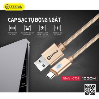 CÁP SẠC TYPE-C TITAN CT08