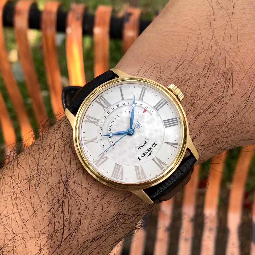 Đồng Hồ Nam THOMAS EARNSHAW ES-8077-03 Chính Hãng Tặng Dây Da Cao Cấp