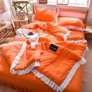 Ga phủ giường, vỏ chăn,2 áo gối hàng cotton cao cấp
