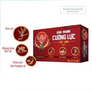 Sâm nhung Cường lực Tuệ Linh - Bổ thận, tráng dương