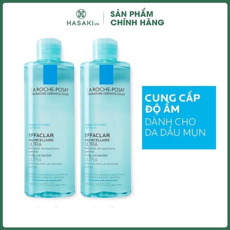 Nước Tẩy Trang La Roche-Posay Dành Cho Da Dầu &amp; Da Nhạy Cảm Hasaki Sản phẩm chính hãng