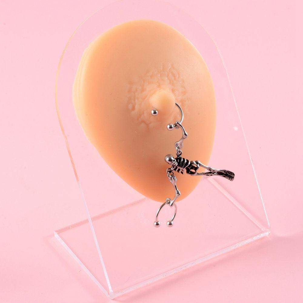 Khuyên Xỏ Mũi / Môi / Cơ Thể Hình Đầu Lâu Phong Cách Halloween Thời Trang Cho Nam Và Nữ