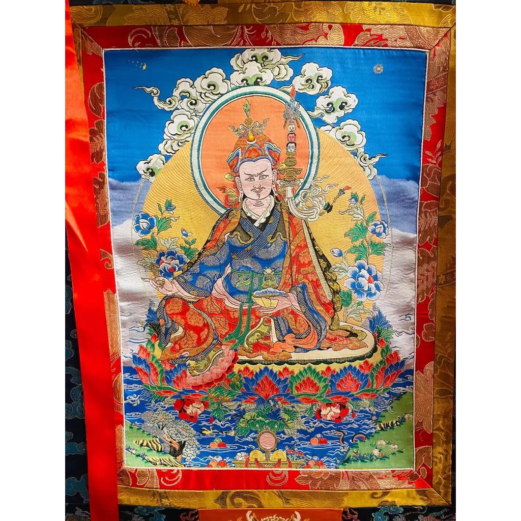 [PBMC]Thangka thêu 1.3m - Gấm Tây Tạng