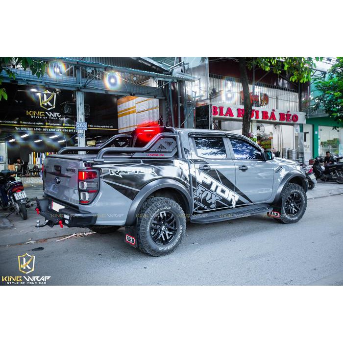 Tem sườn bán tải thể thao - Decal chính hãng cao cấp 3 lớp