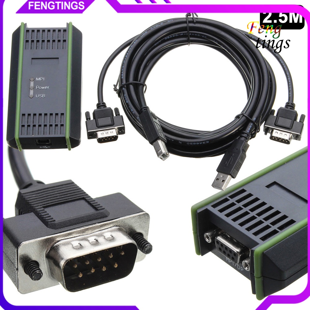 【FT】2.5m USB PLC Programming Download Cable for S7-200/300/MPI 6ES7972-0CB20-0XA0