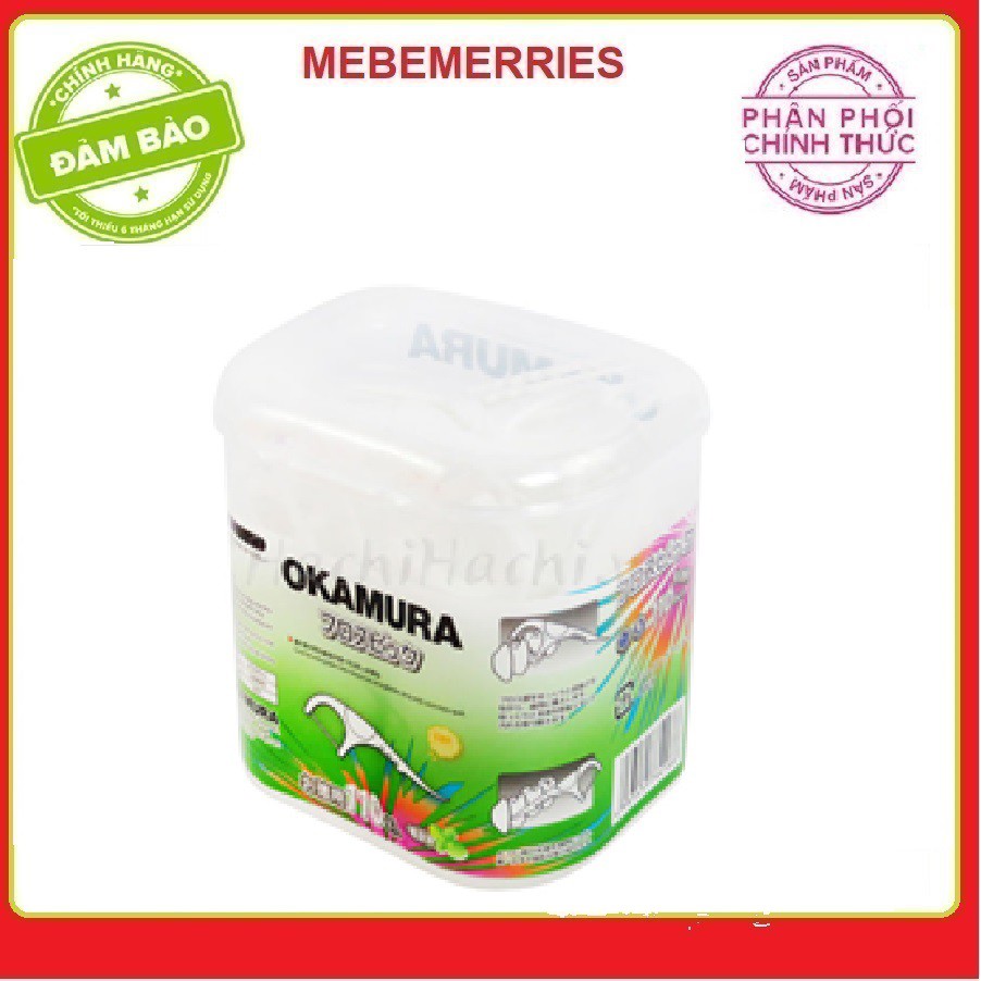 TĂM CHỈ KẼ RĂNG HỘP 110 QUE OKAMURA NHẬT