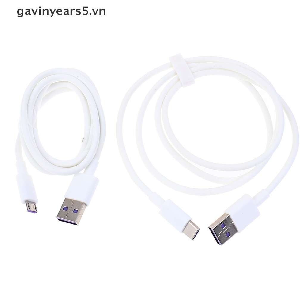 Dây Cáp Sạc Đồng Bộ Dữ Liệu Micro USB / Type-c 5A Cho Android