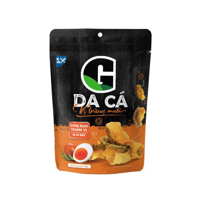 Da cá trứng muối G Kitchen bịch 25G