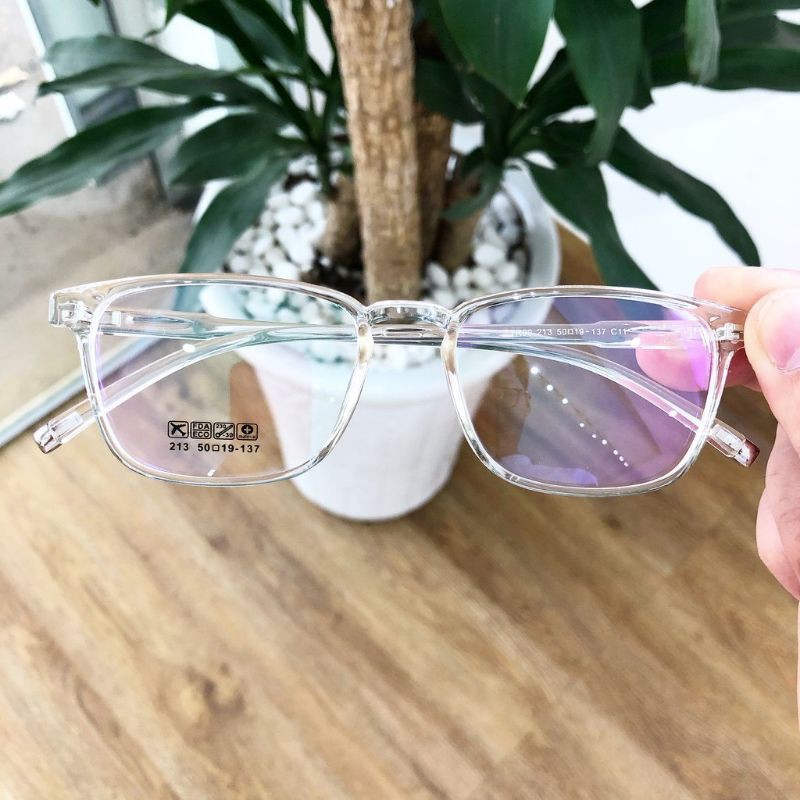 Gọng kính cận vuông nam nữ chất liệu nhựa dẻo 213 – Tiệm kính Candy | BigBuy360 - bigbuy360.vn