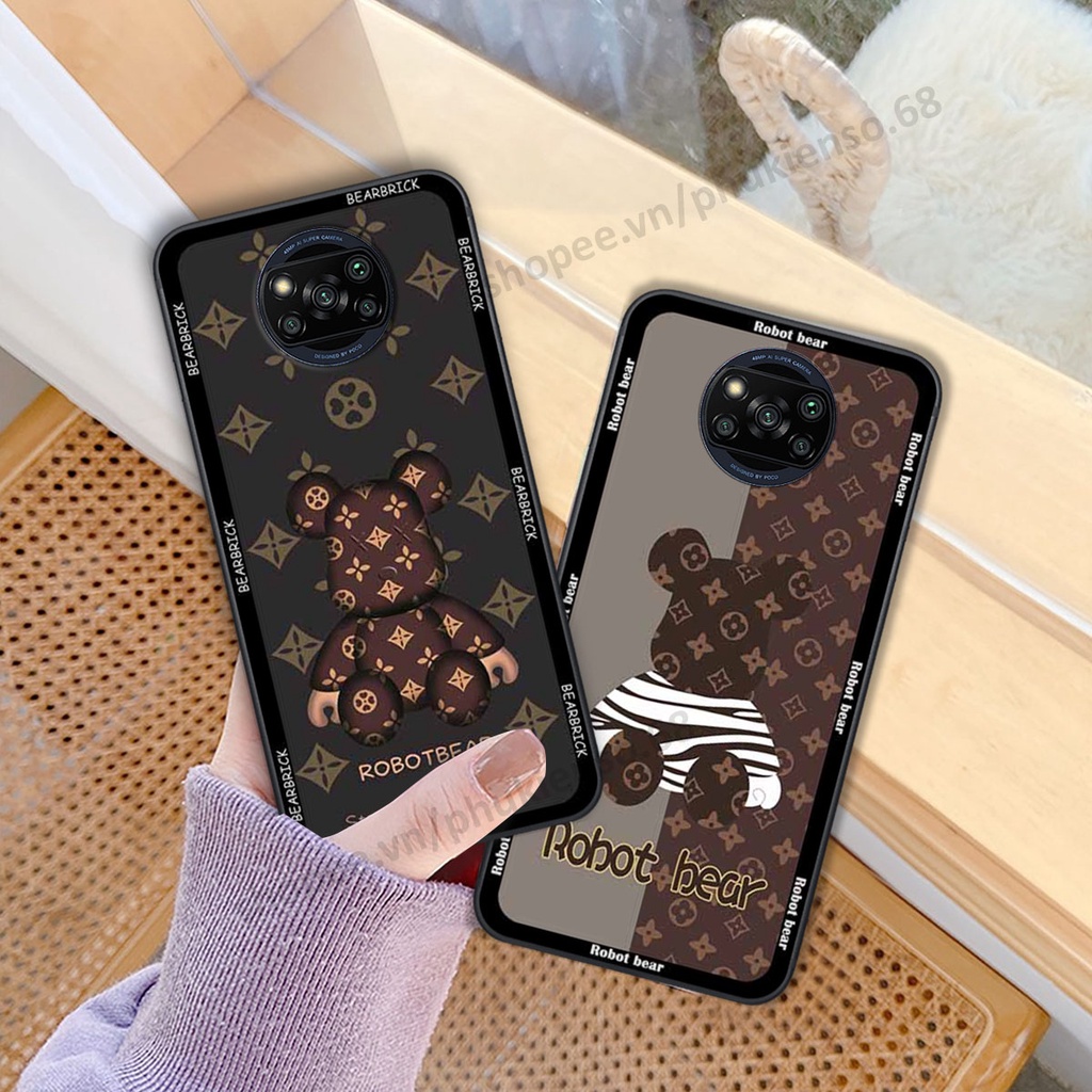 Ốp lưng điện thoại Xiaomi Poco X3 / Poco X3 Pro in hình gấu bear, kaws, doremon thời trang, ốp lưng cao cấp chất lượng