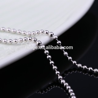 Dây chuyền bi inox D01 cỡ 2mm - 60cm dài tròng đầu không đen không rỉ vĩnh viễn.
