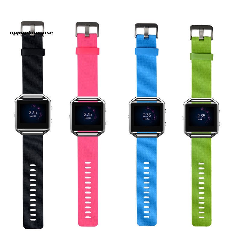 【OPHE】Dây đồng hồ chất liệu silicon thay thế cho Fitbit Blaze