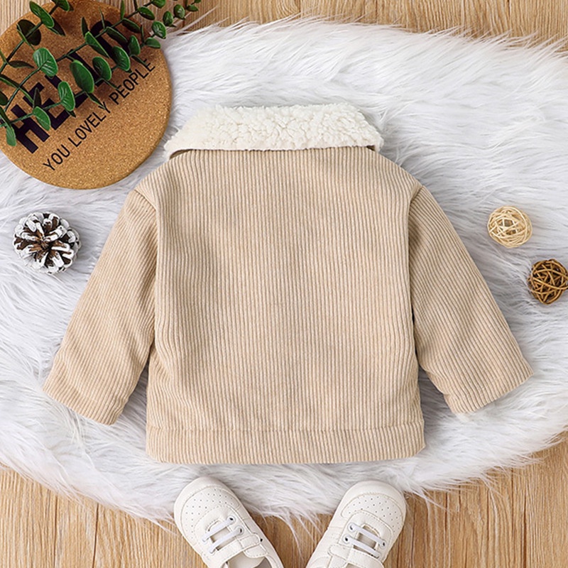 Áo Khoác Cotton Tay Dài Giữ Ấm Mùa Đông Thời Trang Cho Bé Trai 0-3 Tahun