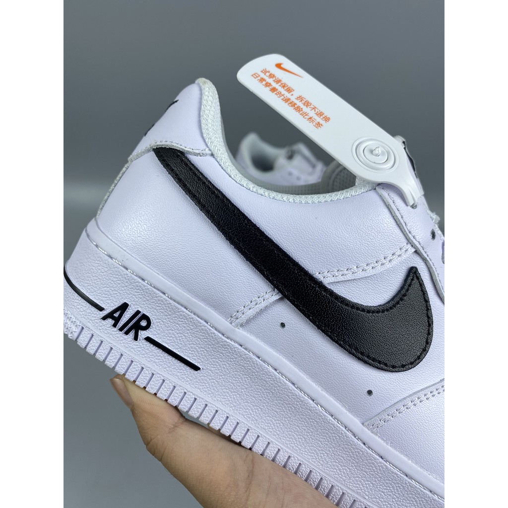 Giày thể thao af1 Low White Black (2020 ) cao cấp fullbox, giày sneaker nữ nam trắng đen cao cấp, cổ tròn