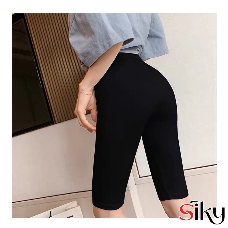 Quần Legging Lửng Nữ 🌸 Legging ngố nâng mông SIÊU HOT - SIKY | BigBuy360 - bigbuy360.vn