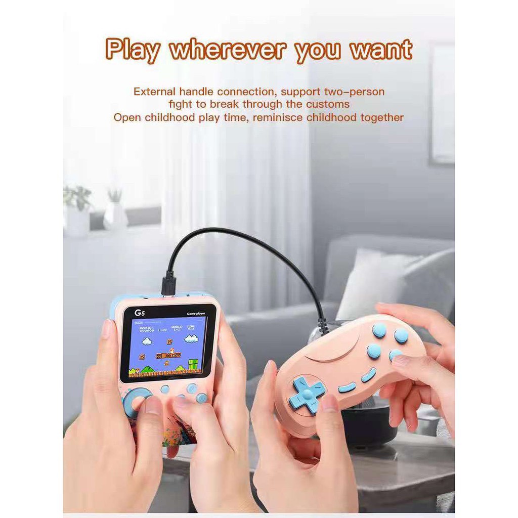 Máy Chơi Game Cầm Tay G5 Cổ Điển 500 Trò chơi nổi tiếng 1 thời | BigBuy360 - bigbuy360.vn