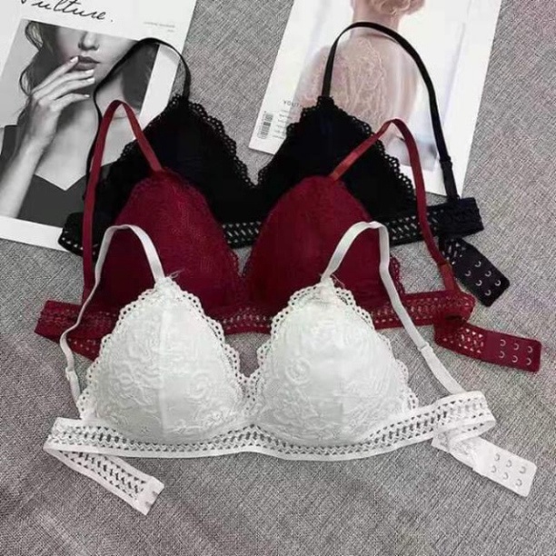 Áo Bra Ren Hoa Đệm Mỏng 2 dây Mã Mới - Bra 7311