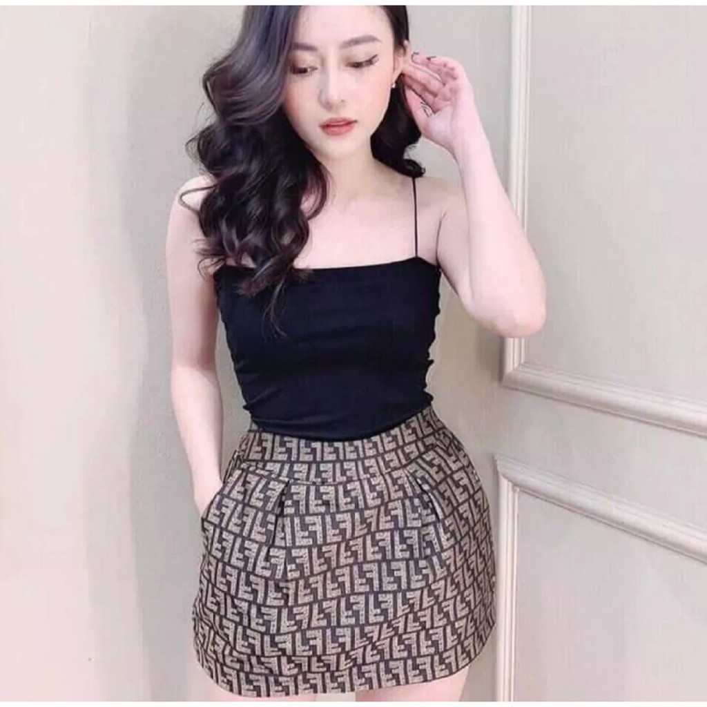Áo hai dây tăm, áo 2 dây thun croptop ôm sợi bún VATI | BigBuy360 - bigbuy360.vn