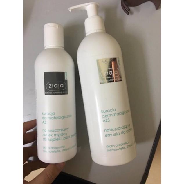 Dầu tắm dưỡng ẩm, mịn da Ziaja Med Atopic Skin Dermatological Formula Bath & Shower Oil Atopy - Sữa Tắm Ziaja 270ml | BigBuy360 - bigbuy360.vn