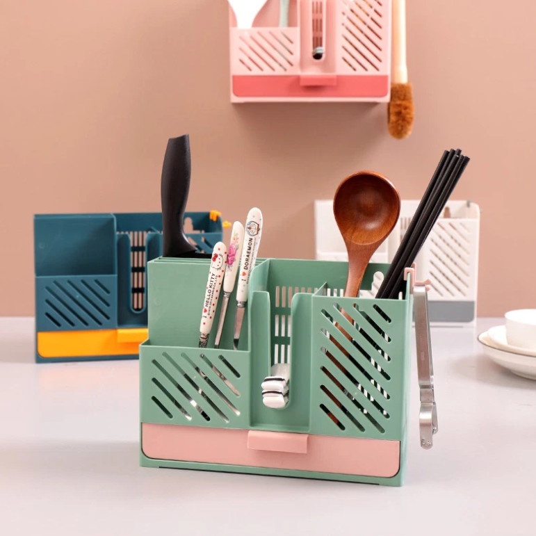 Kệ đựng muỗng đũa 3 ngăn tiện dụng (SP082664)