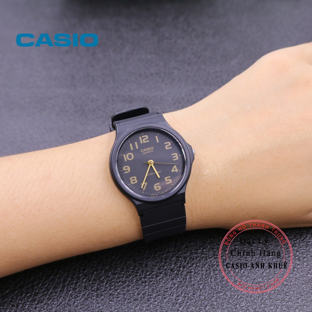 Đồng hồ Unisex Casio MQ-24-1B2LDF dây nhựa