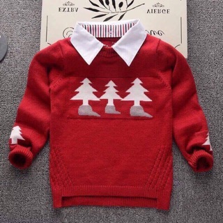 Áo len cho bé đón noel