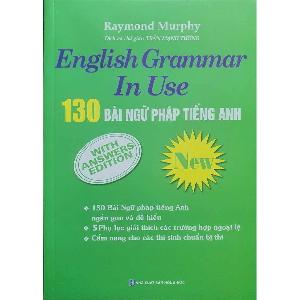 Sách - 130 Bài Ngữ Pháp Tiếng Anh - English Grammar In Use ( Đen Trằng )