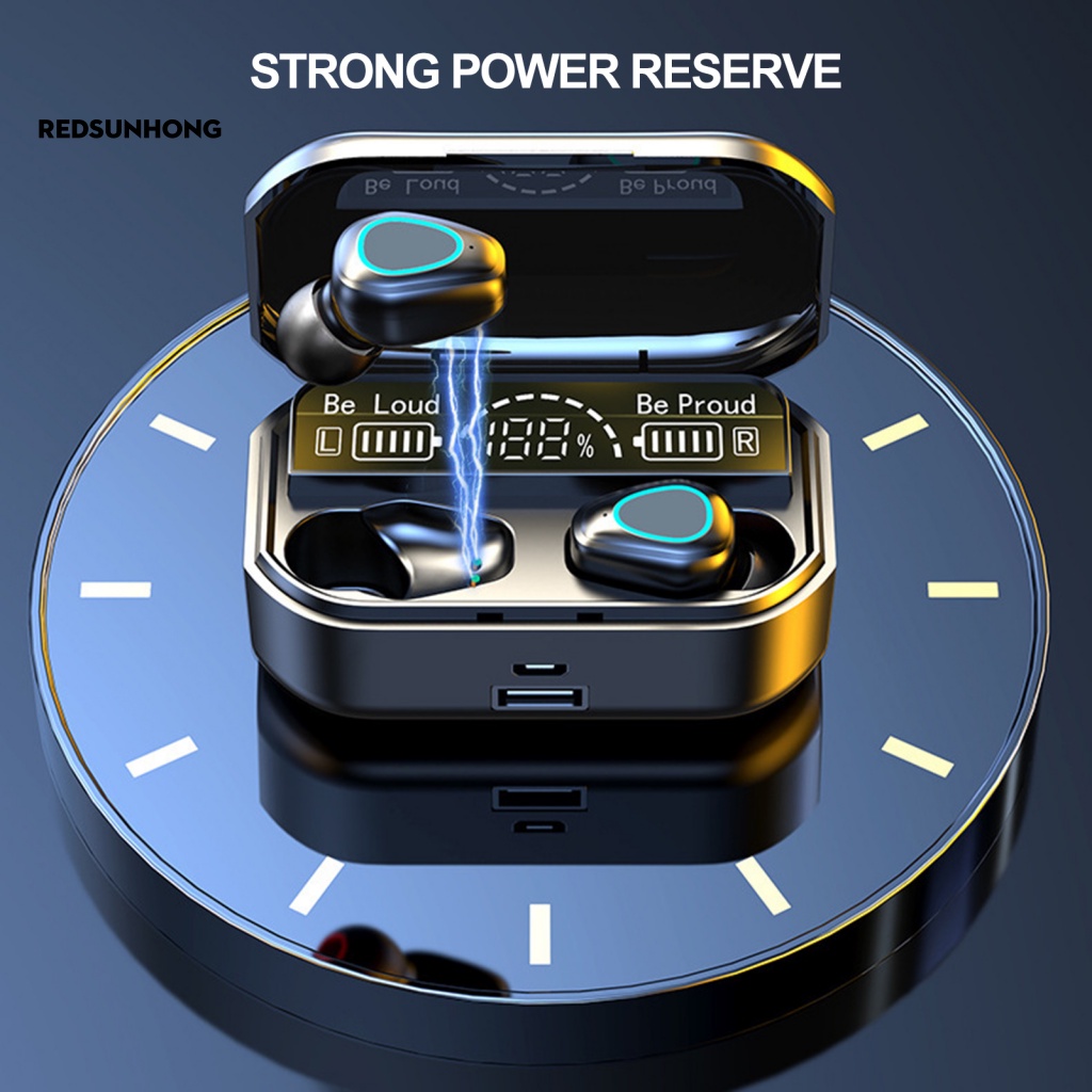 Tai Nghe Nhét Tai RSH.z Bluetooth 5.2 Mega Bass Dùng Khi Chạy Bộ