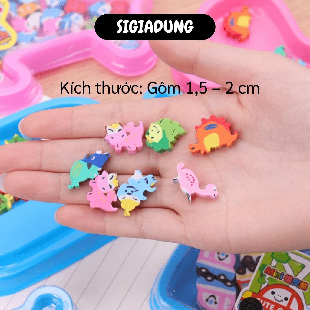 [SGD] Gôm Tẩy - Hộp 30-40 Gôm Tẩy Hình Động Vật Mini Đáng Yêu Cho Bé Học Tập 8097