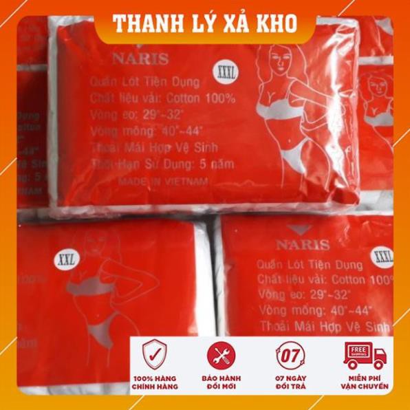 [Thanh lí xả kho] Quần Lót Giấy NARIS Vải Cotton Hàng Loại 1 1 gói 6 chiếc