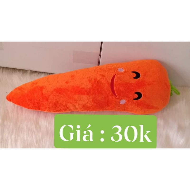 Gối ôm hình cà rốt, chuối ( hình thật)