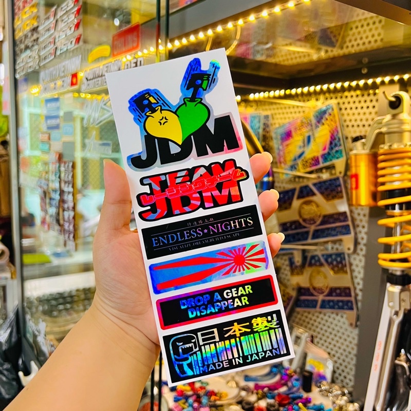 Set Tem Sticker màu hologram cực đẹp ✌