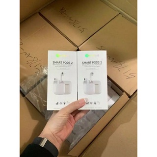 Tai nghe Bluetooth Airpods 2 tai hiệu Coteetci Smart Pod 2 bluetooth 5.0, cảm ứng chạm, sạc không dây