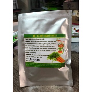 Bột màu cà rốt nguyên chất 50g