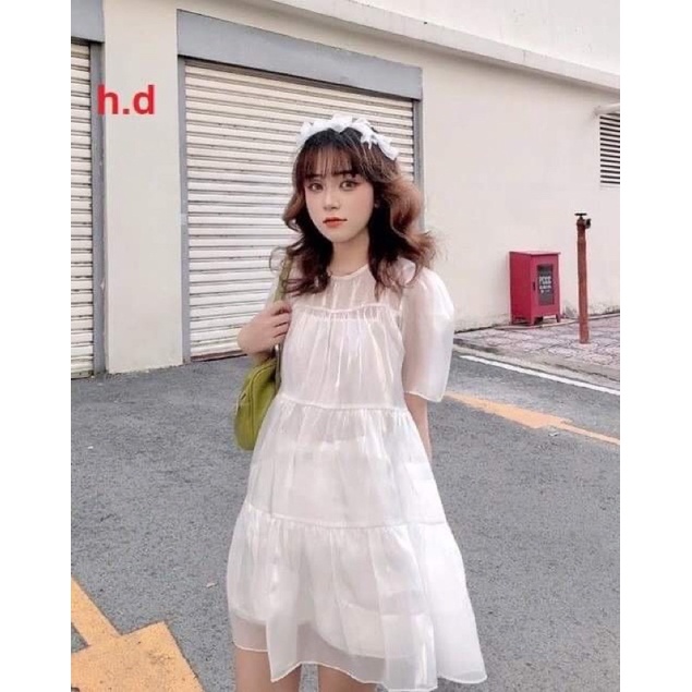 Váy voan baby doll HD6