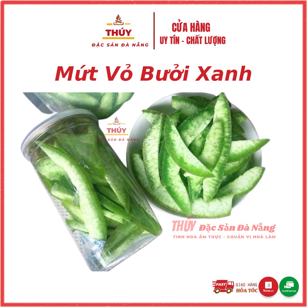 Mứt vỏ bưởi xanh loại ngon vị cay cay the the thơm thơm ăn tết ăn vặt