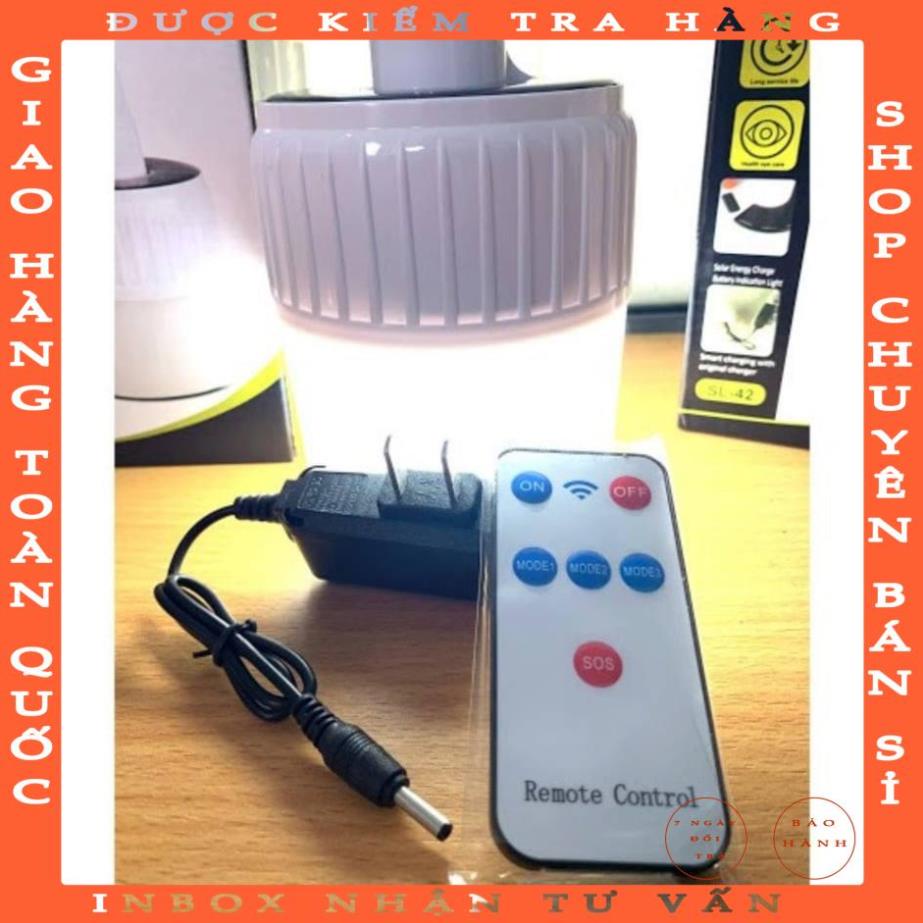 Bóng Đèn Tích Điện 100w (LOẠI 1) có Điều Khiển từ xa và tấm năng lượng mặt trời A01