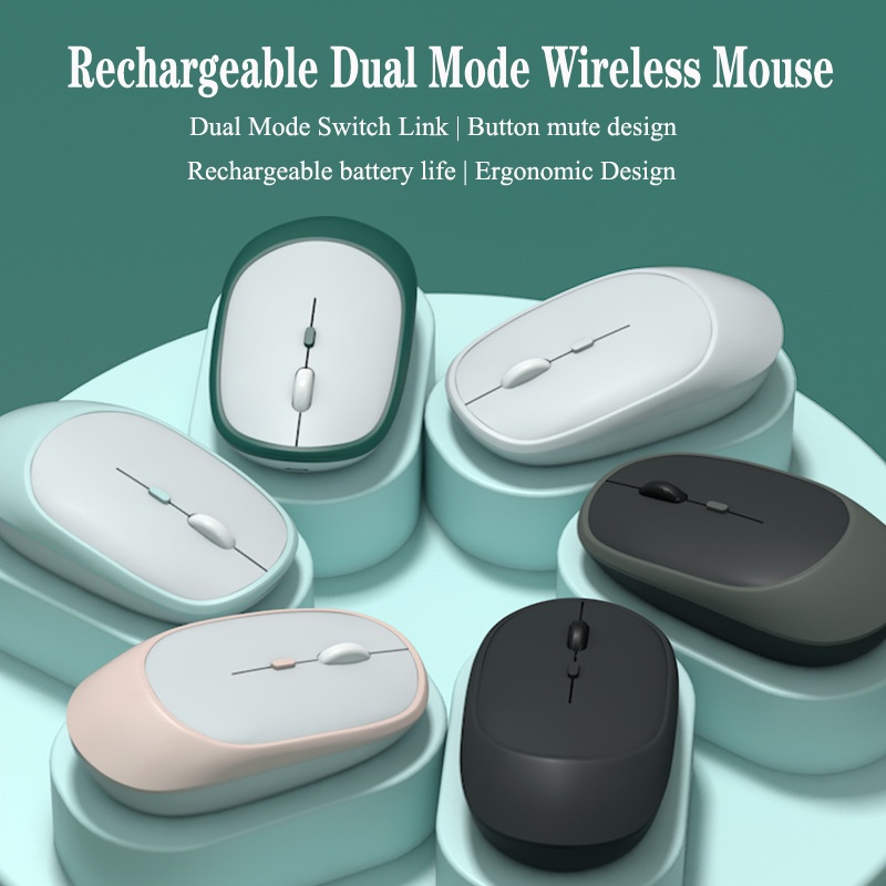 Chuột Bluetooth Không Dây UPBGNG Với Bộ Nhận Tín Hiệu Cho Xiaomi Mi Pad 5 Pro Xiaomi Pad 5