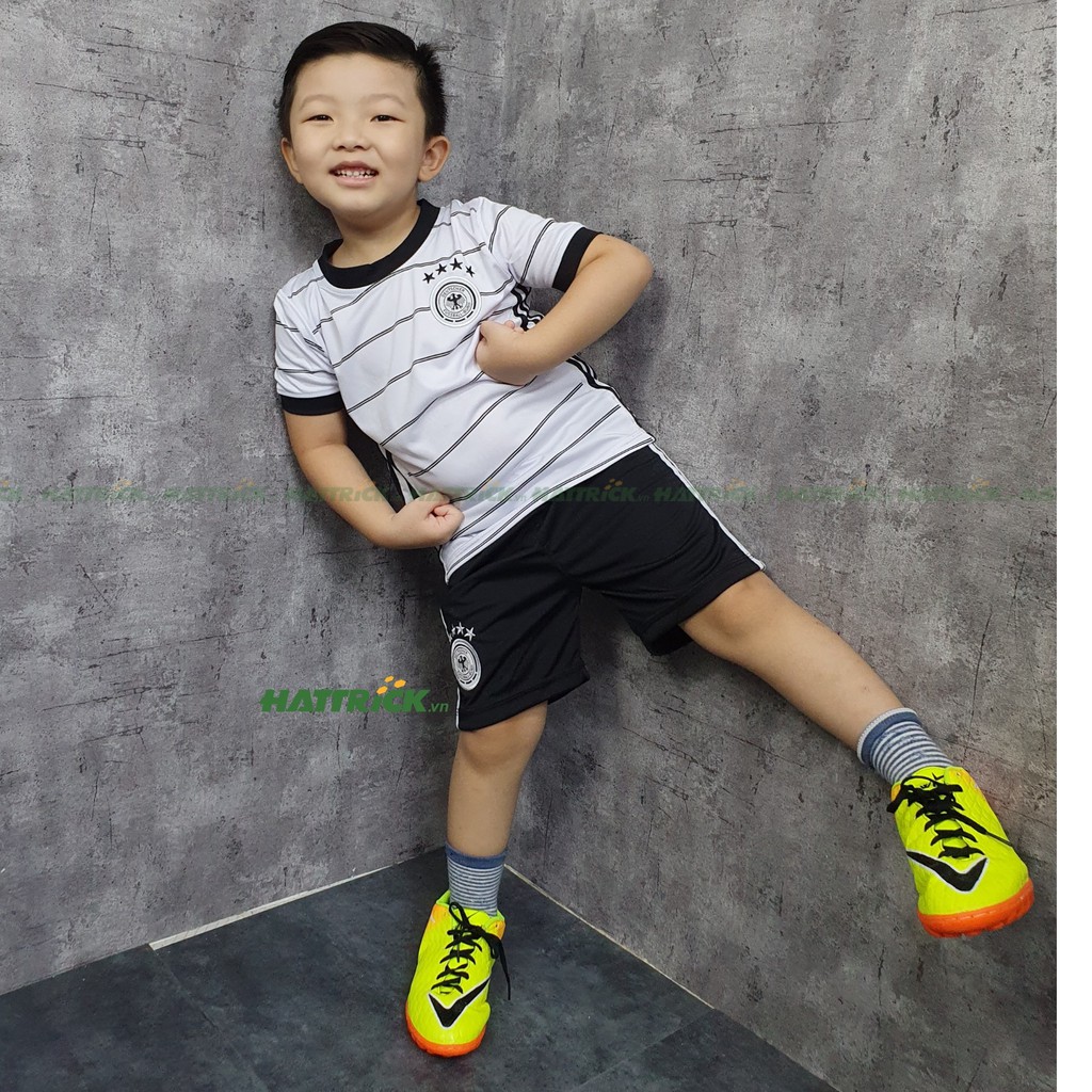 Đồ bóng đá trẻ em cho bé trai NHIỀU MẪU (11kg - 41kg) thun Sài Gòn thoáng mát, may chất lượng, xưởng sỉ toàn quốc uy tín
