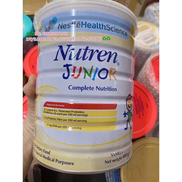 ❣️❣️SỮA BỘT NUTREN JUNIOR LON 800gr❣️❣️