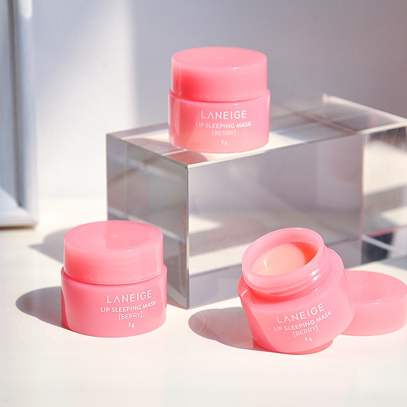 [RẺ VÔ ĐỊCH] Mặt nạ ngủ dưỡng môi hồng, thâm môi Laneige Lip Sleeping Mask Berry 3g | BigBuy360 - bigbuy360.vn